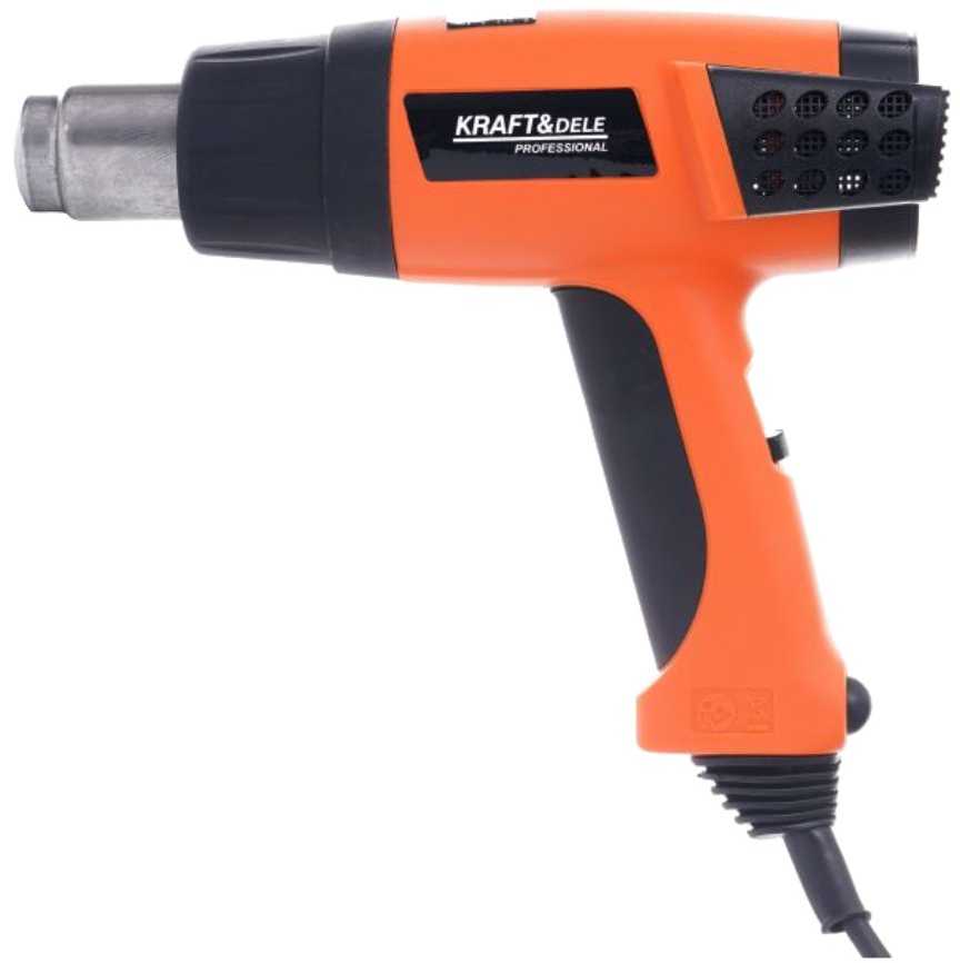 Kraftdele Kraftampdele Šilumos pūtiklis KD10391 2000W 350-550°C