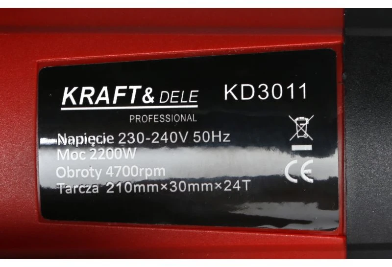 KRAFT & DELE Kraftdele Piła ukosowa ukośnica pilarka KD3011 LASER