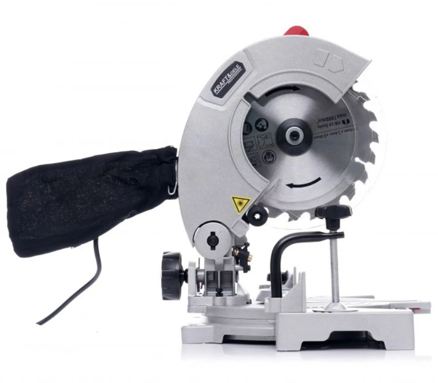 Kraftdele Kraftampdele Stalinis diskinis pjūklas KD3013 2200W 210mm su lazeriu