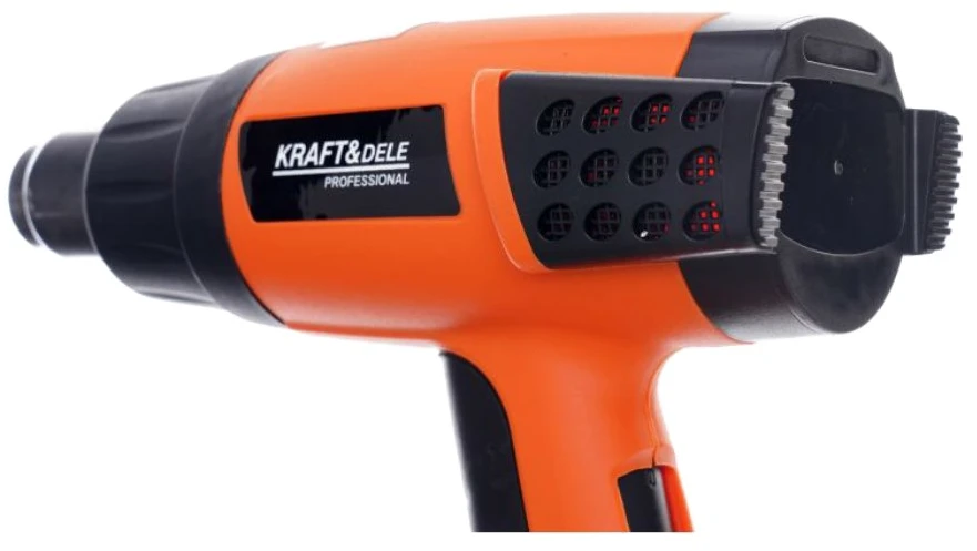 Kraftdele Kraftampdele Šilumos pūtiklis KD10391 2000W 350-550°C