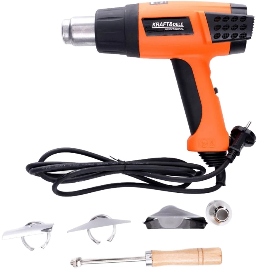 Kraftdele Kraftampdele Šilumos pūtiklis KD10391 2000W 350-550°C