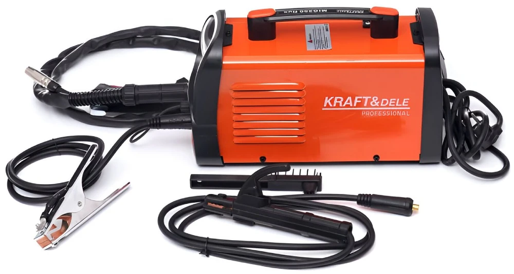 Suvirinimo pusautomatis be dujų MIG / MMA / LIFT TIG 3in1 250A KRAFT&DELE KD1875