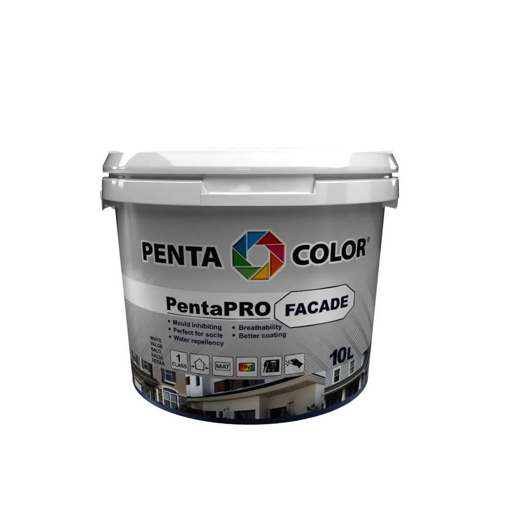 Pentacolor DAŽAI PENTACOLOR PENTAPRO FASADINIAI BALT10L