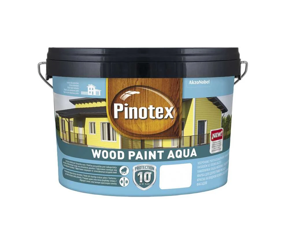 Dažai Pinotex Wood Paint Aqua, tamsiai ruda sp., 9 l