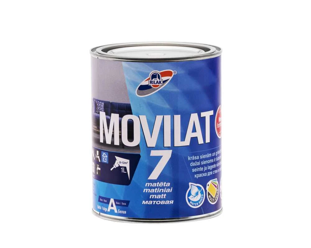 Dažai Rilak MOVILAT 7 C emulsiniai. matinis. 0.9 l