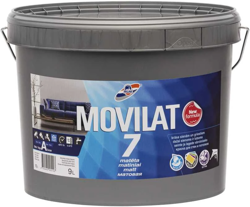 Dažai Rilak MOVILAT 7 bazė C (tonuojami) 9 L