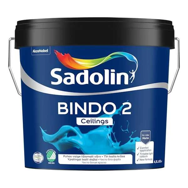 Dažai Sadolin Bindo 2, balta sp., 4.5 l