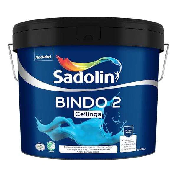 Dažai Sadolin Bindo 2, balta sp., 9 l