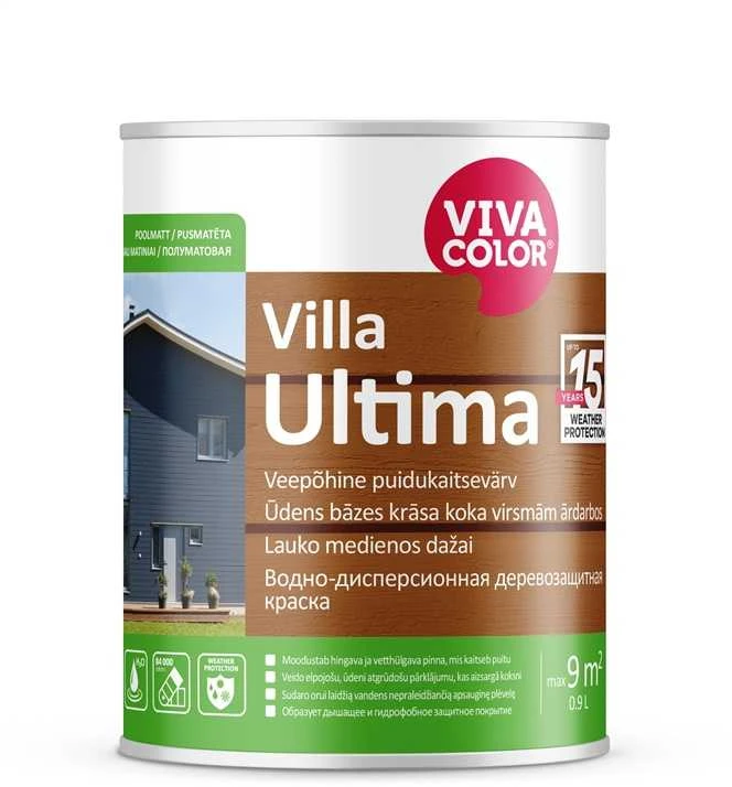 Dažai Vivacolor, emulsiniai, pusiau matiniai, 0,9 l