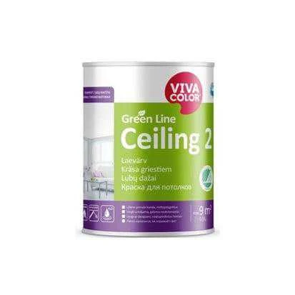 Krāsa Vivacolor Žalias Line Ceiling, balta, 0.9 l