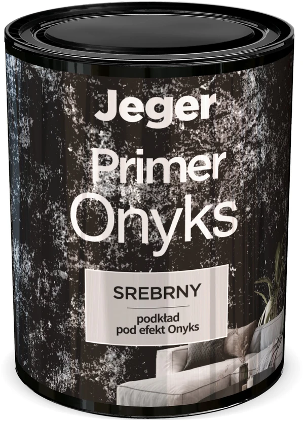 Gruntiniai dažai Jeger ONYKS PRIMER Sidabrinis, sidabro sp., 1 l