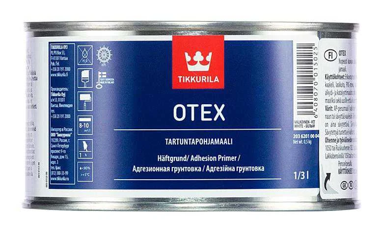 Gruntas Tikkurila Otex, baltas, 0,3 l