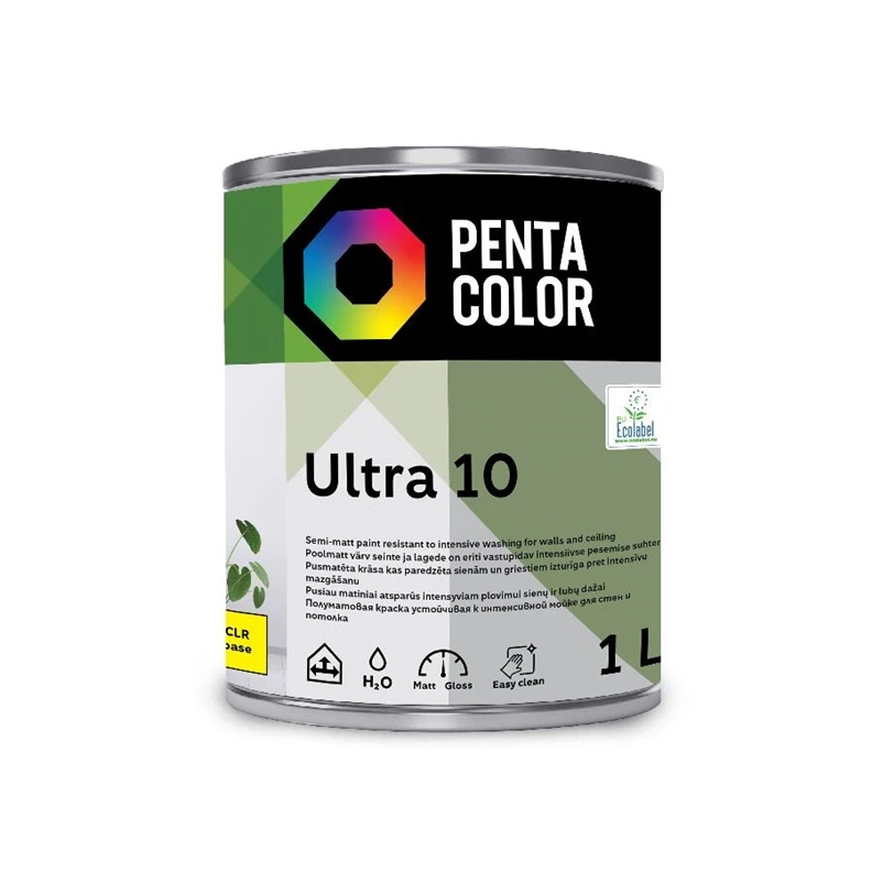 Dažų bazė Pentacolor Ultra 10. emulsiniai. 1 l
