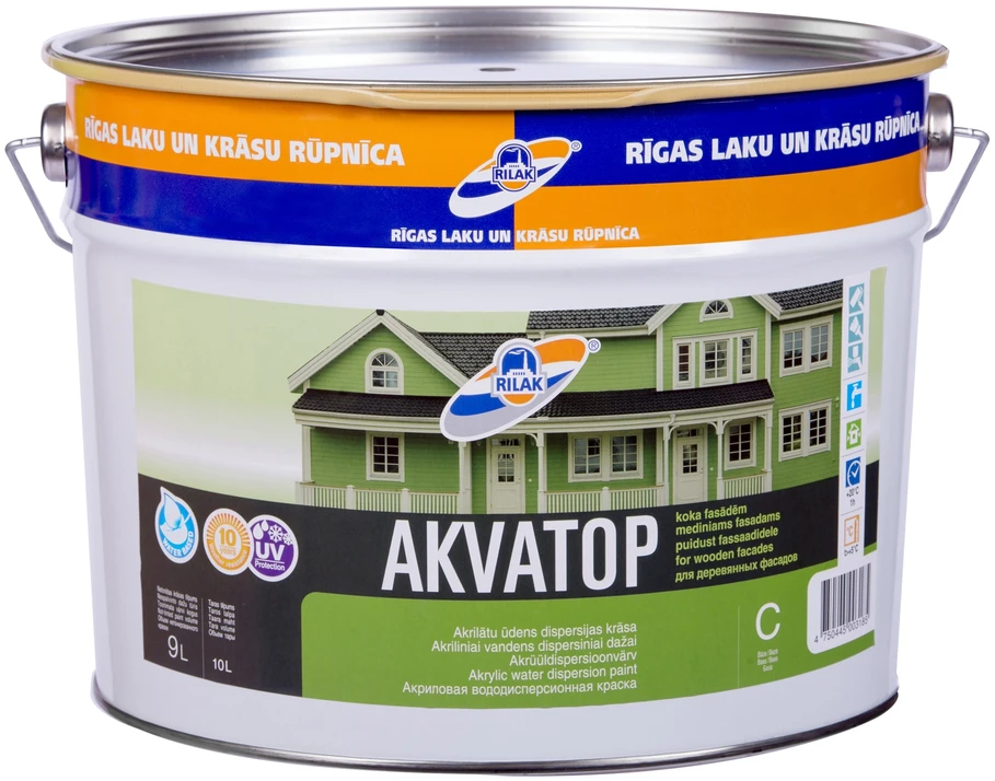 Dažų bazė Rilak, emulsiniai, pusiau matinis, 9 l