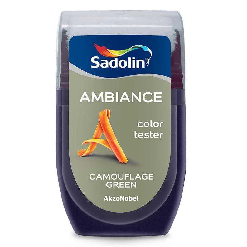 Spalvos testeris Sadolin Ambiance Color Tester, camouflage žalias sp., 0.03 l