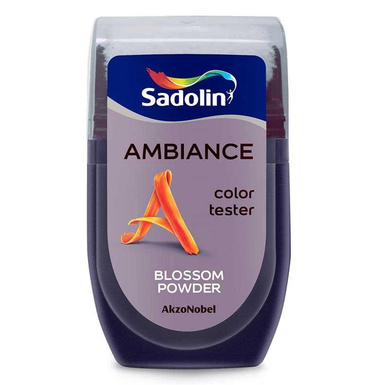 Spalvos testeris SADOLIN AMBIANCE BLOSSOM POWDER, visiškai matiniai, 30 ml