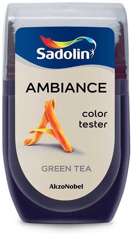 Spalvų tonų testeris Sadolin Ambiance spalvų testeris, žaliosios arbatos, 0,03 l