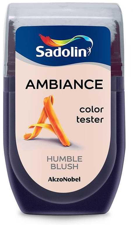 Spalvų atspalvių testeris Sadolin Ambiance spalvų testeris, švelni skaistalų spalva, 0,03 l