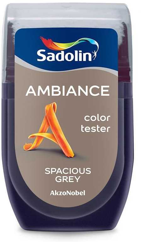 Spalvų tonų testeris Sadolin „Ambiance“ spalvų testeris, erdvios pilkos spalvos, 0,03 l