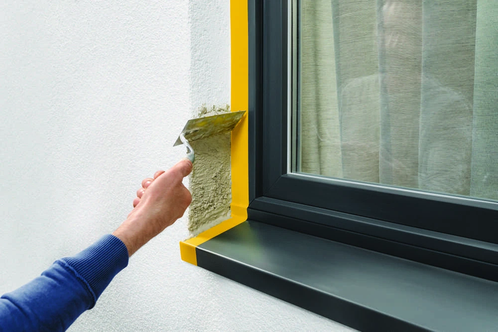 Tesa Tesa tinkavimo juosta, sPVC, 33 m x 50 mm, įspausta geltona, 67001