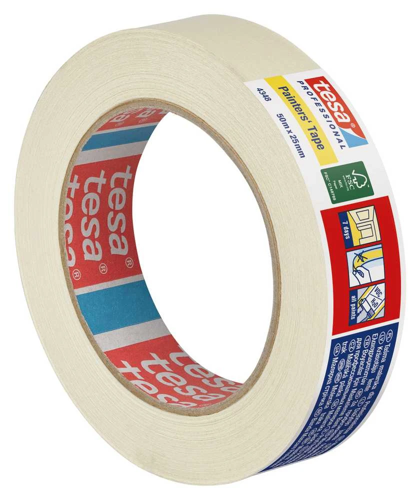 Dažymo lenta Tesa, 50 m x 2.5 cm