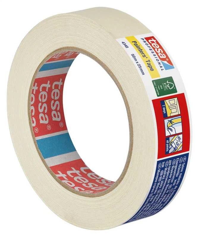 Dažymo lenta Tesa, 50 m x 2.5 cm