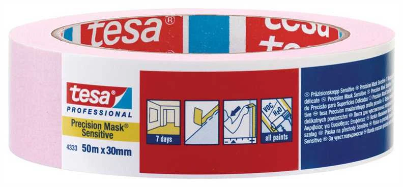 Apsauginė dažymo juosta jautriems paviršiams tesa Precision Sensitive 50mx30mm