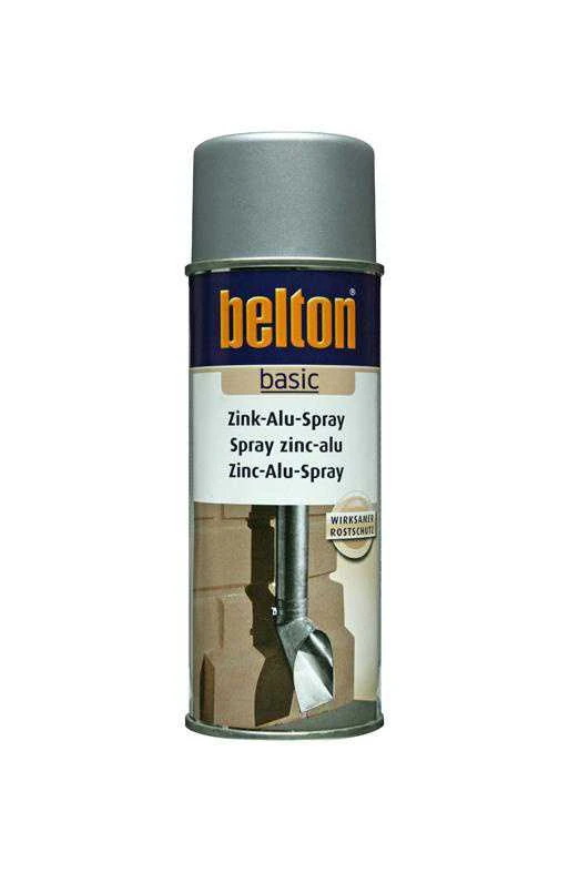 Aerozoliniai dažai Belton Basic, paprastieji, pilka sp., 0.4 l
