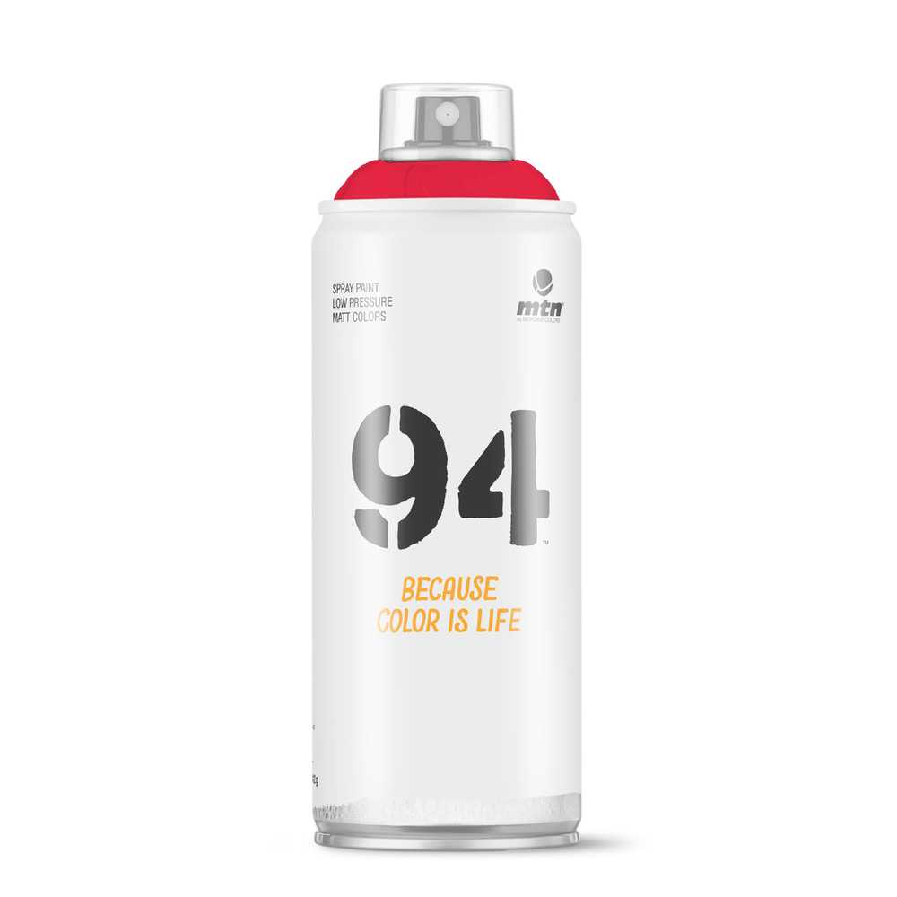 Aerozoliniai dažai Montana Fluorescent 94, paprastieji, raudona sp., 0.4 l