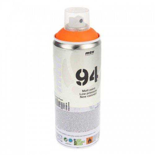 Aerozoliniai dažai Montana Fluorescent 94, paprastieji, oranžinė sp., 0.4 l