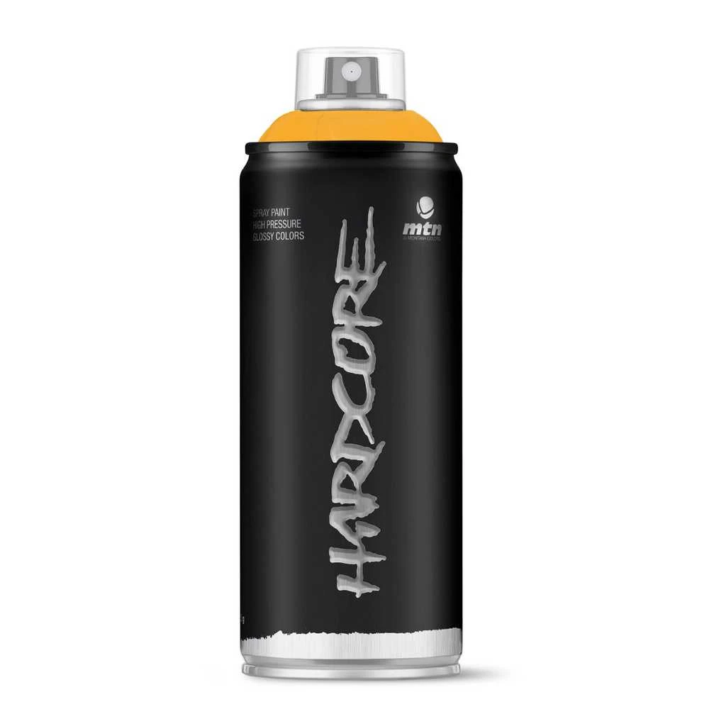 Aerozoliniai dažai Montana Hardcore, paprastieji, geltona sp., 0.4 l