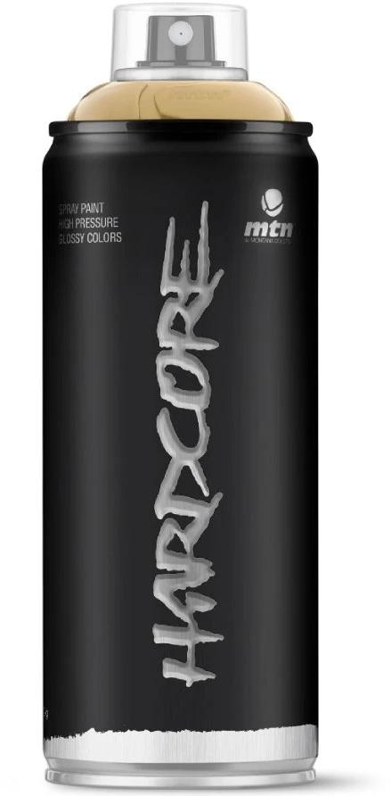 Aerozoliniai dažai Montana Hardcore, paprastieji, aukso sp., 0.4 l
