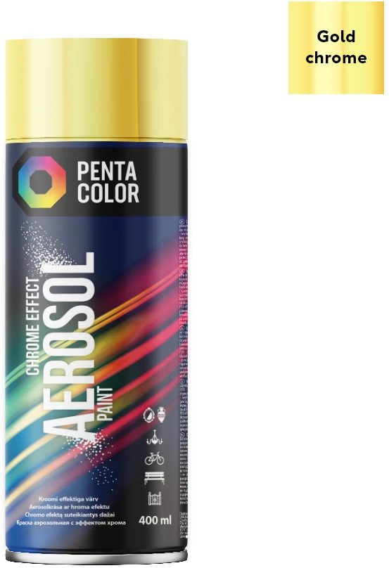 Pentacolor PAINT AEROSOL PENTA GOLD-CHROME 400ML