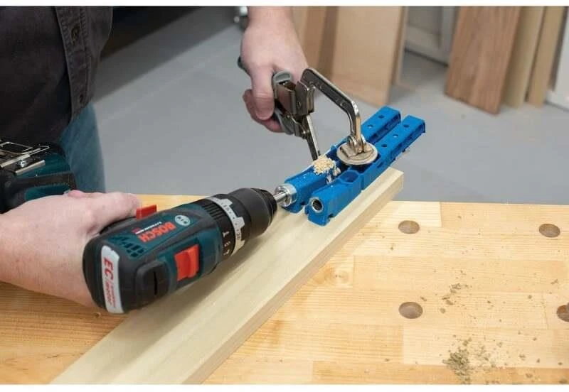 Kreg Pocket-Hole Jig 320 šablonas pasvirųjų varžtų jungimui