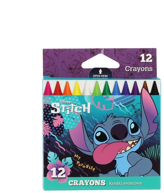 Colorino Kreidelės Disney Stitch 12spalvų