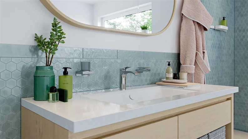 Kriauklės maišytuvas Hansgrohe Vivenis, chromuotas.