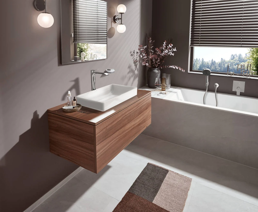 Kriauklės maišytuvas Hansgrohe Vivenis, chromuotas.