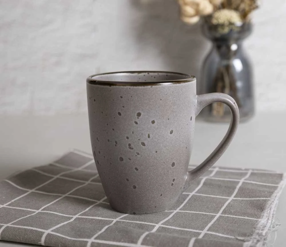 Domoletti MUG DOMOLETTI BROWN DOTS 330ML