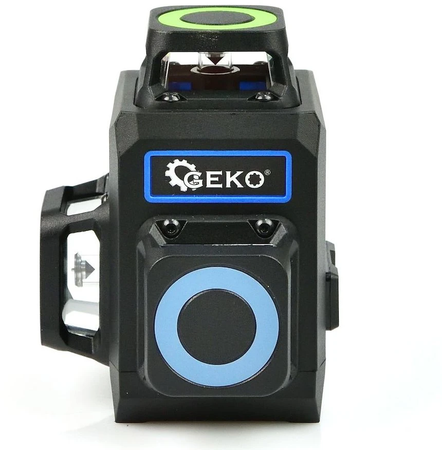 Geko lazerinis samopoziomujący 3D 360 12x žalia linijos (8)