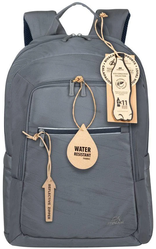 Kuprinė RIVACASE 7561 pilkas Alpendorf-ECO Nešiojamas kompiuteris backpack 15.6-16" (20L)