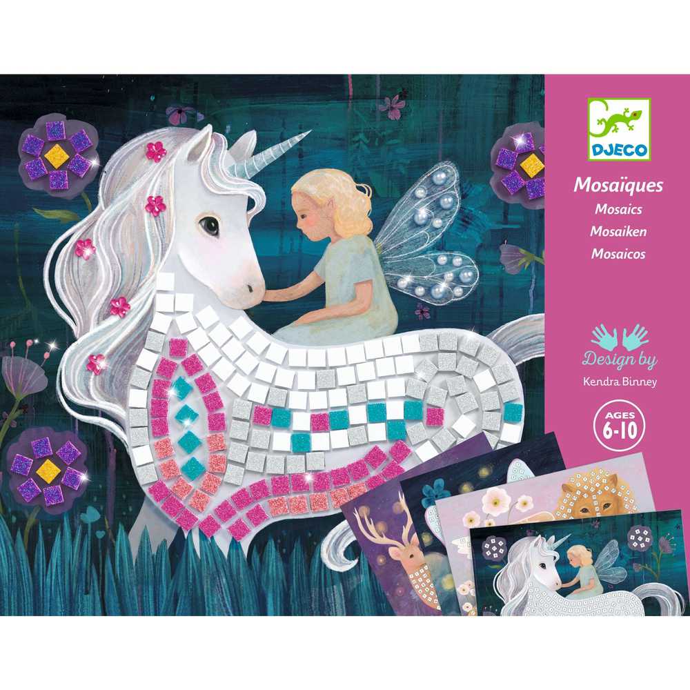 Kūrybos rinkinys Djeco Mosaic Glitter Unicorn