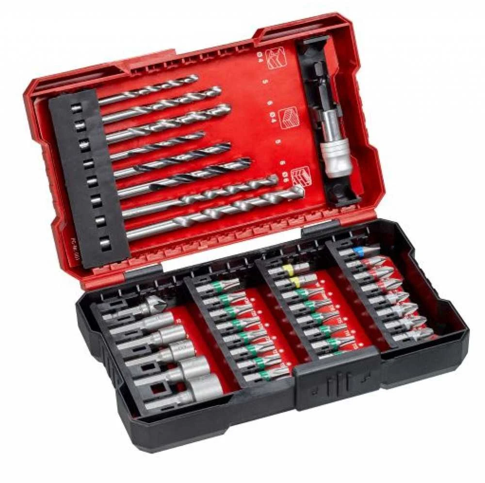 Grąžtas KWB Einhell Bohrer- & Bit-Satz, 39-teilig (1/4", in L-Box)
