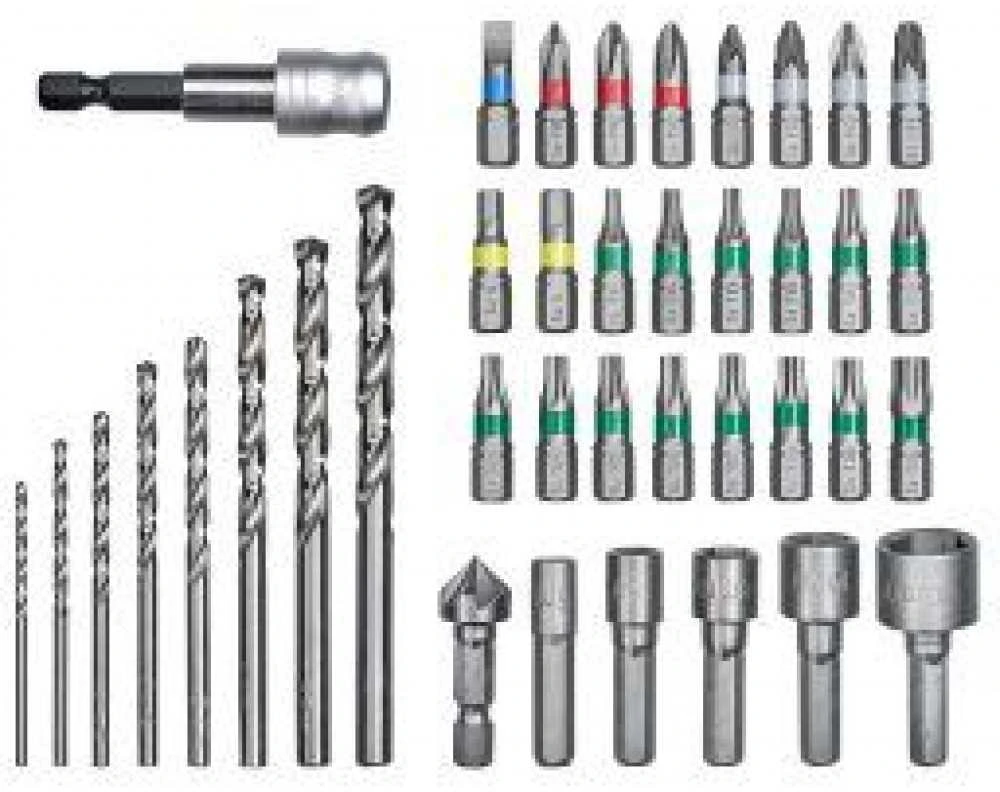 Grąžtas KWB Einhell Bohrer- & Bit-Satz, 39-teilig (1/4", in L-Box)