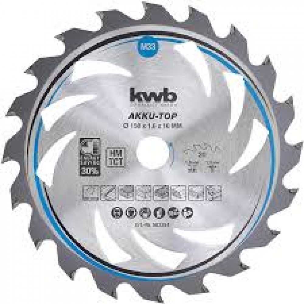 KWB Pjovimo diskas TCT M-THIN 190x30x30z