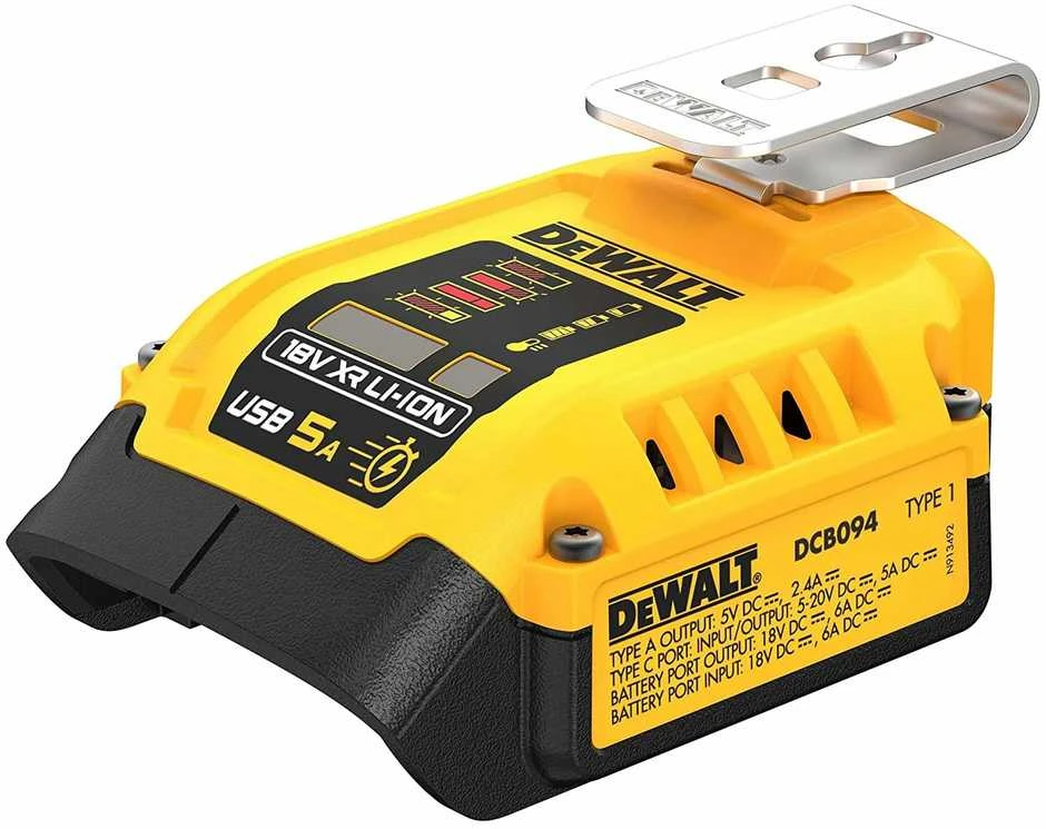 Pakrovėjas DeWalt DCB094K; 18 V