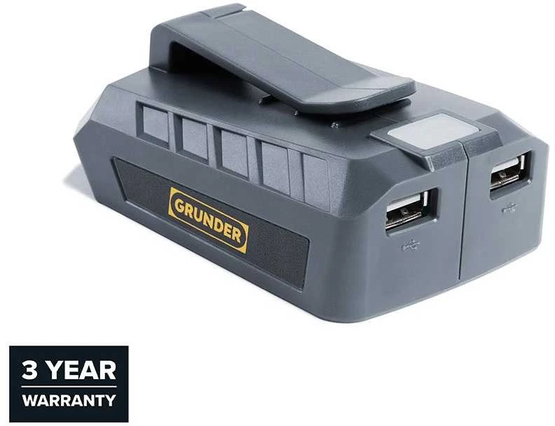 Akumuliatorių adapteris GRUNDER ADP-01, 18 V, 2 A