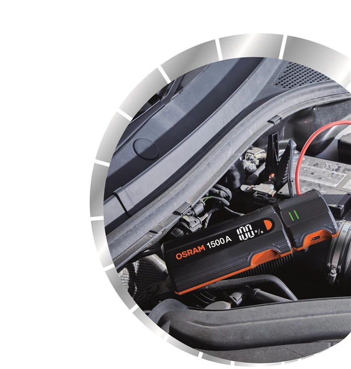 OSRAM Baterija jumpstart 1500 (OJS030), Automobilių užvedėjas, 1500 A 12000 mAh