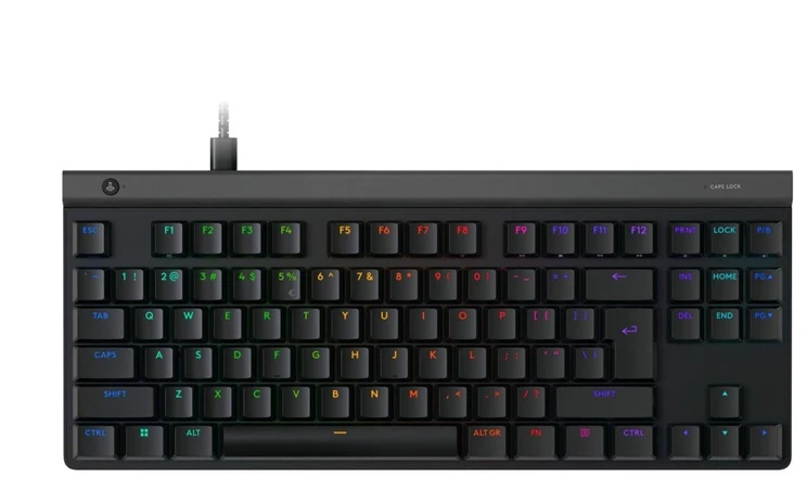 LOGITECH G515 TKL Klaviatūra su laidu žaidimams Juodas (US)