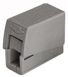 Laidų jungės šviestuvams Wago 224-101, 0,5-2,5 mm², 5 vnt.