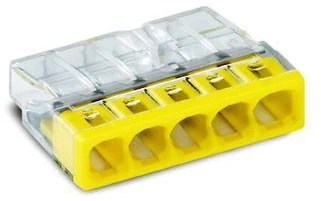 Jungtis 5x0.5-2.5mm geltona WAGO